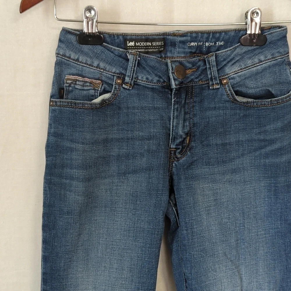 Lee Modern Series Curvy Fit Boyfriend Jeans Size 25 - Picture 4 of 6